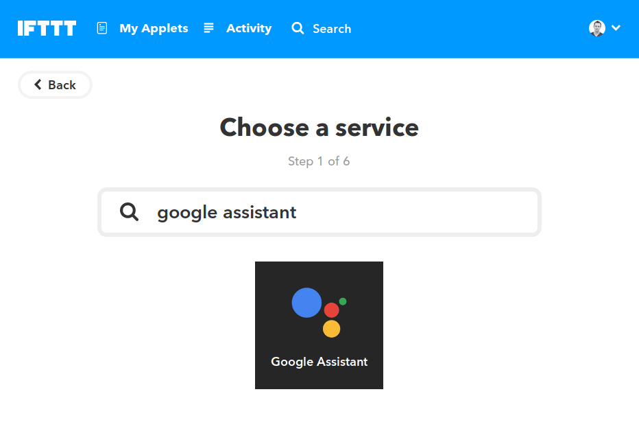 IFTTT Google Assistant