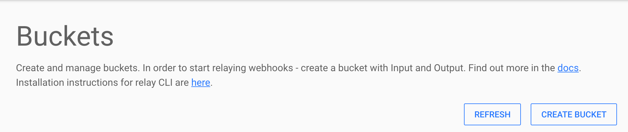 bucket create