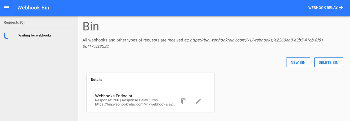 webhook bin