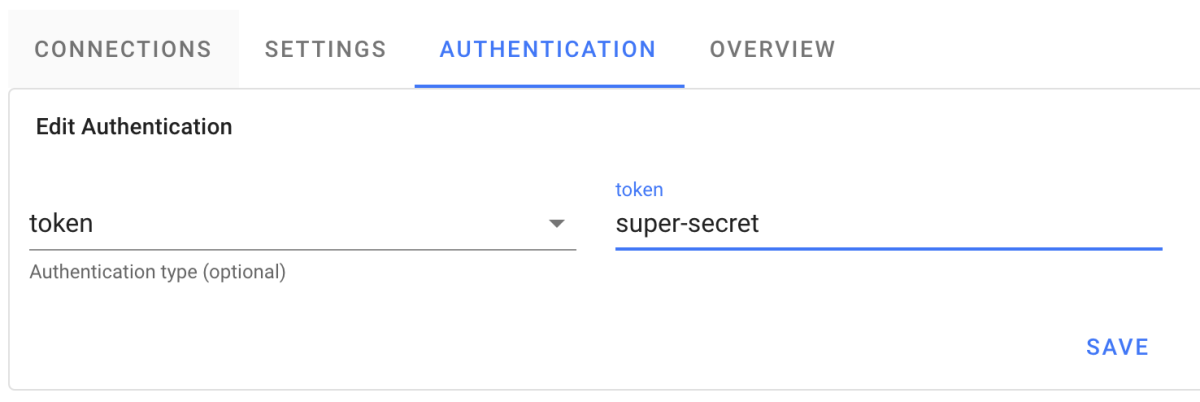 webhook token authentication