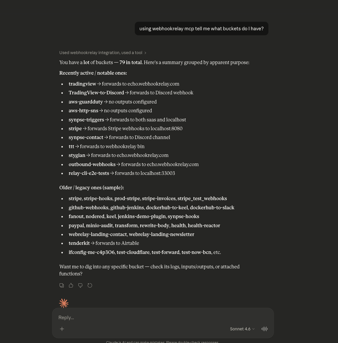 Claude.ai connection