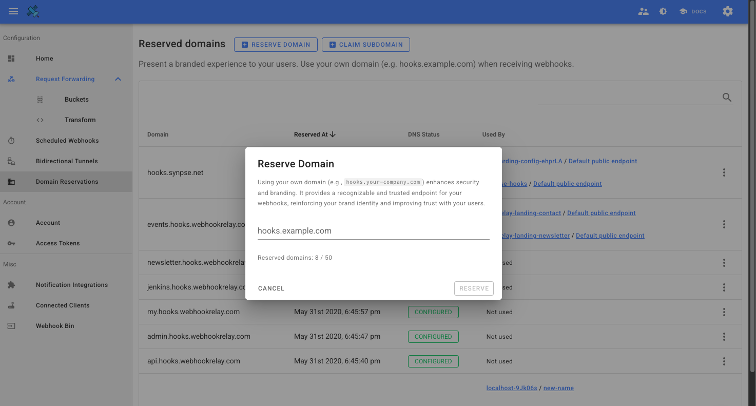 Custom Domains
