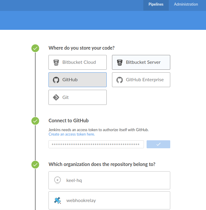 Repository configuration